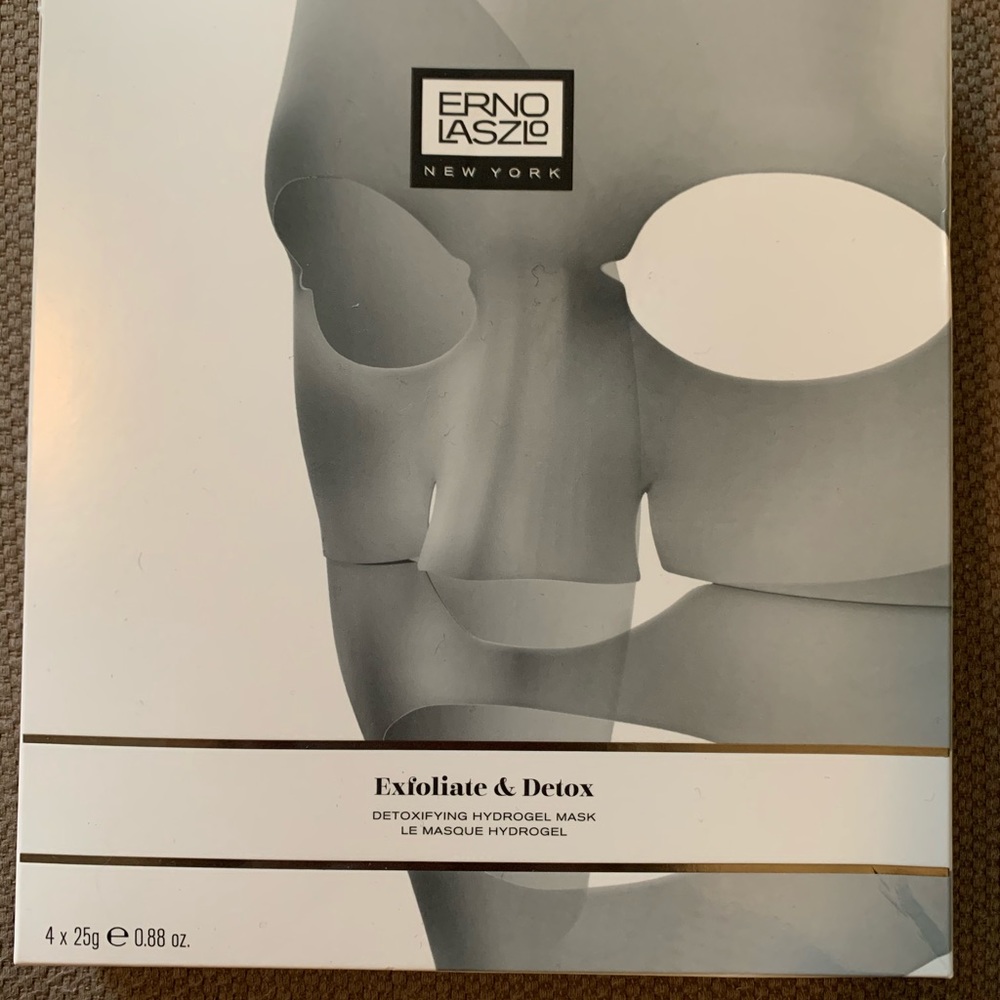Set of 4 Exfoliate & Detox hydrogel masks